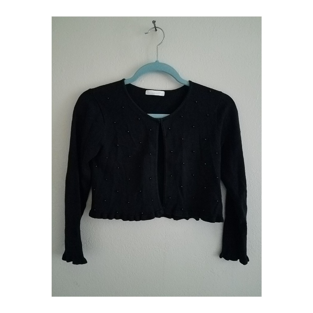 Cinderella short black cardigan